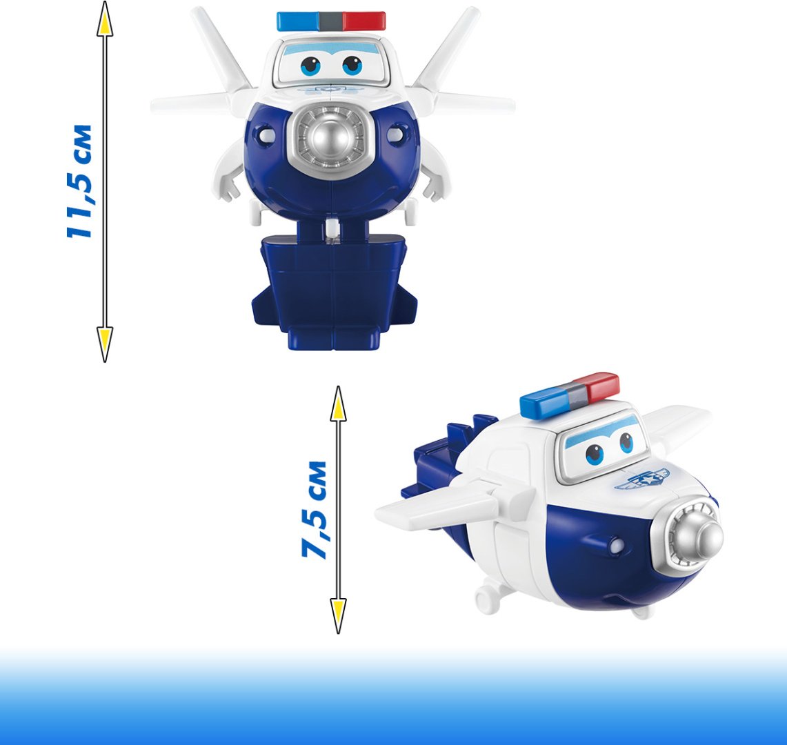 Трансформер Super Wings Пол, высота 11.5 см купить,0