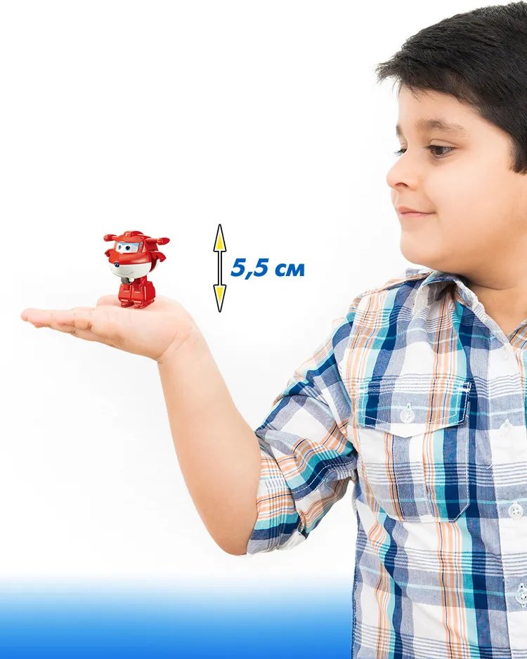 Трансформер Super Wings Супер Крылья Мини-трансформер Джетт (8 сезон), высота 5.5 см - ForteMarket Трансформер Super Wings Супер Крылья Мини-трансформер Джетт (8 сезон), высота 5.5 см купить,0