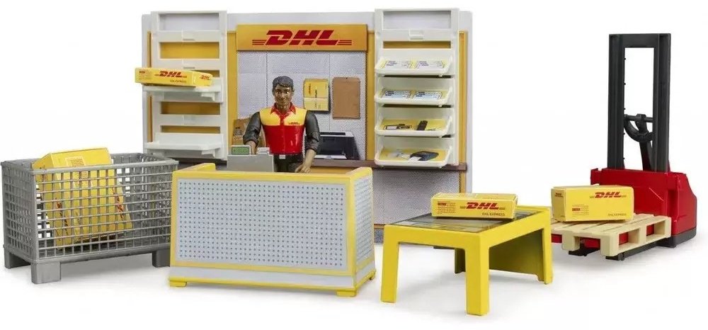 Набор Bruder Почтовое отделение DHL