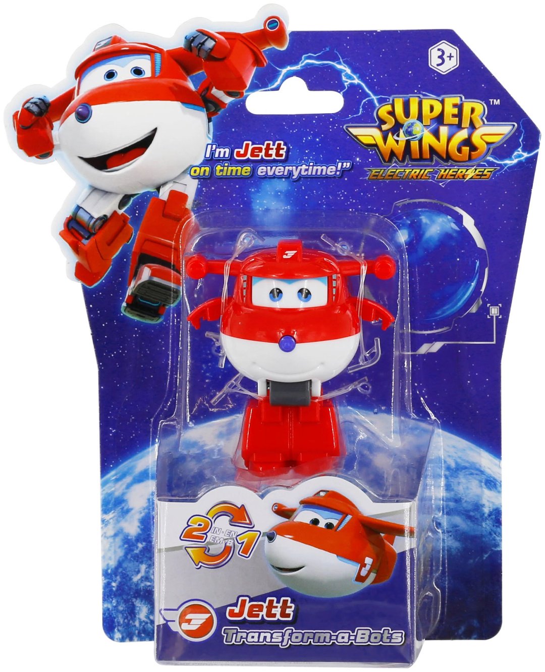 Трансформер Super Wings Супер Крылья Мини-трансформер Джетт (8 сезон), высота 5.5 см - ForteMarket Трансформер Super Wings Супер Крылья Мини-трансформер Джетт (8 сезон), высота 5.5 см купить,0