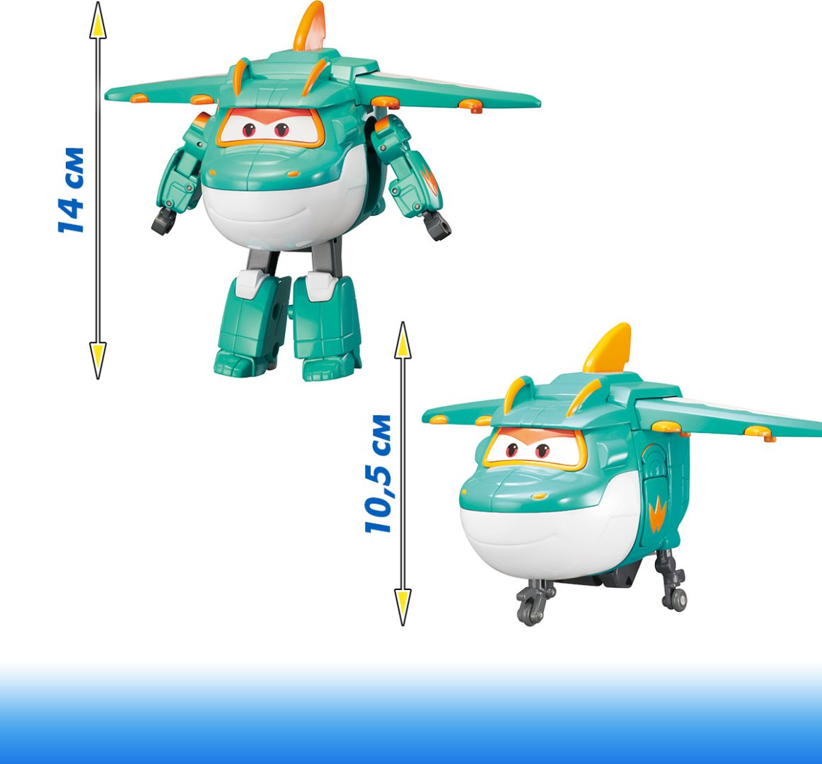 Трансформер Super Wings Тино, высота 14 см купить,0