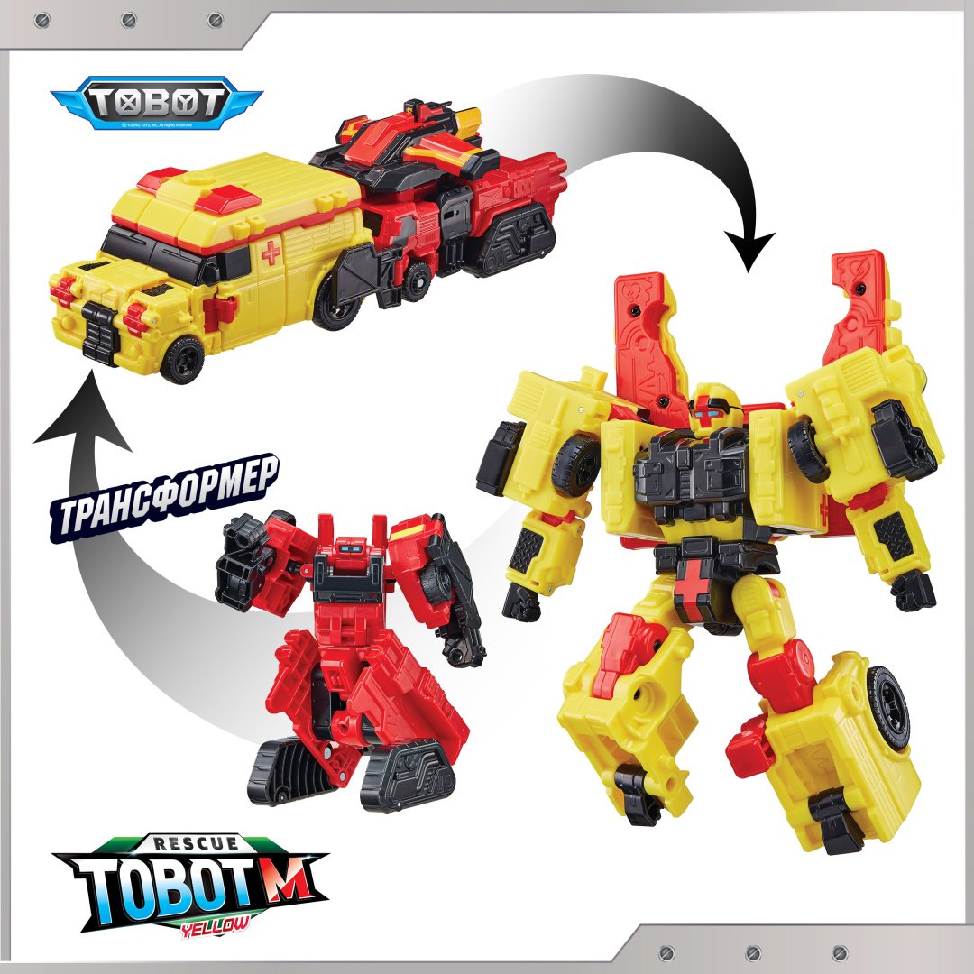 Трансформер Tobot Тобот M, высота 19 см