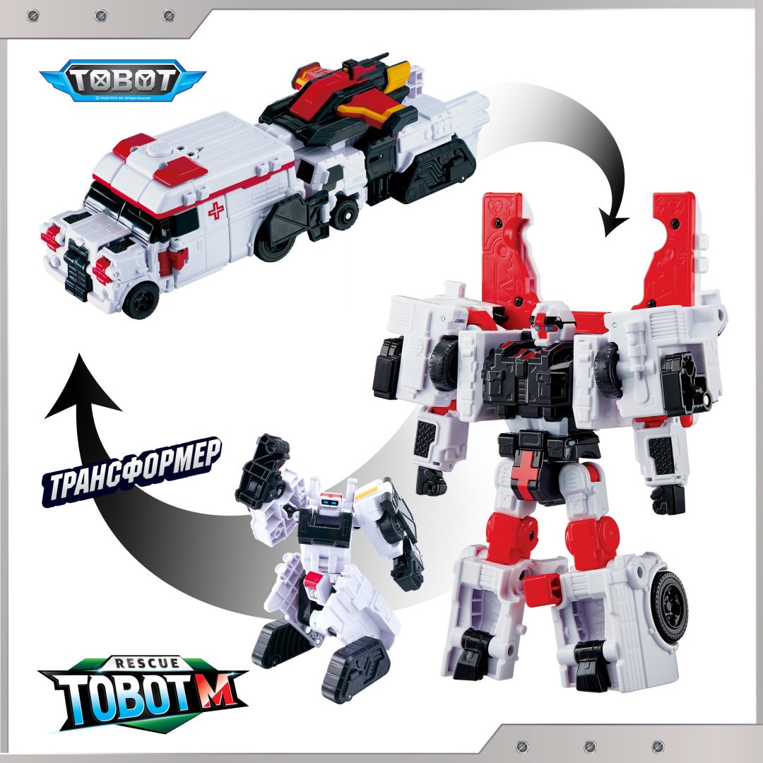 Трансформер Tobot Тобот M, высота 19 см