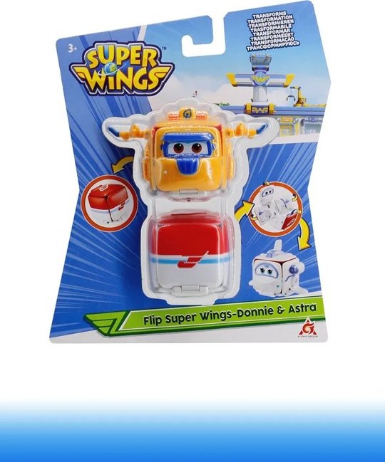 Машина Super Wings Машинка-перевертыш Донни и Астра белый, желтый - ForteMarket Машина Super Wings Машинка-перевертыш Донни и Астра белый, желтый купить,0