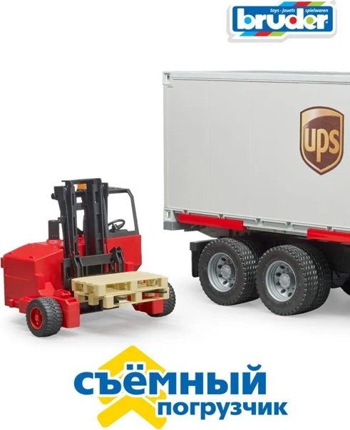 Спецтехника Bruder Mack фургон UPS коричневый - ForteMarket Спецтехника Bruder Mack фургон UPS коричневый купить,0
