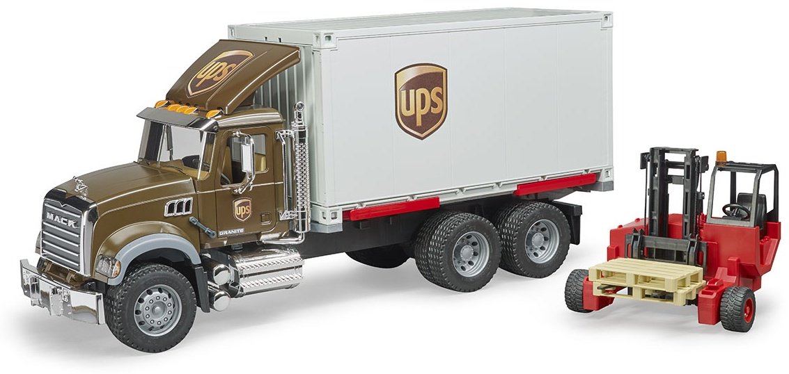 Спецтехника Bruder Mack фургон UPS коричневый - ForteMarket Спецтехника Bruder Mack фургон UPS коричневый купить,0