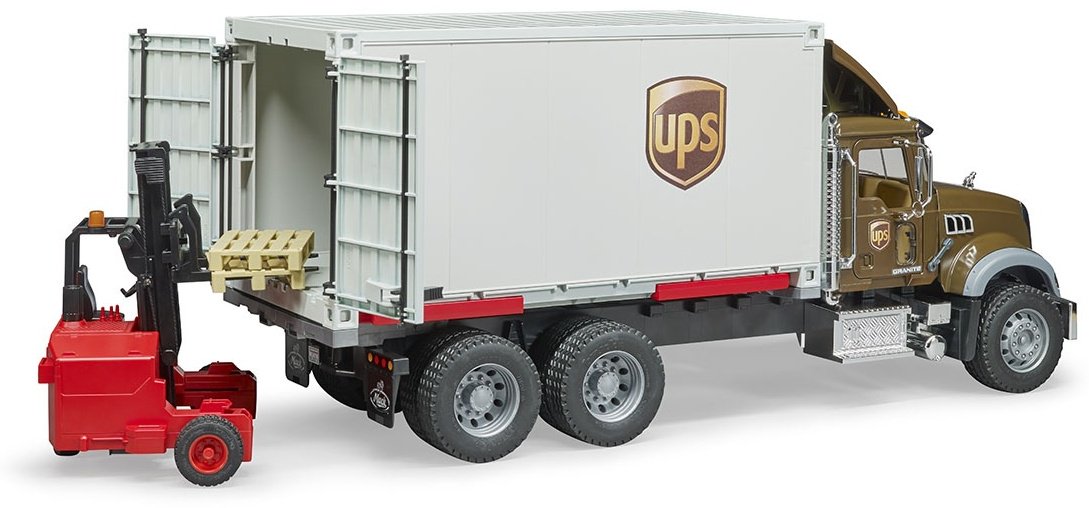 Спецтехника Bruder Mack фургон UPS коричневый - ForteMarket Спецтехника Bruder Mack фургон UPS коричневый купить,0