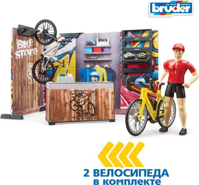 Набор Bruder Bike Store купить,0