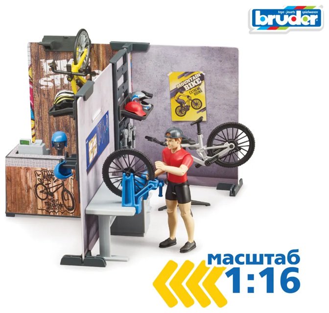 Набор Bruder Bike Store купить,0