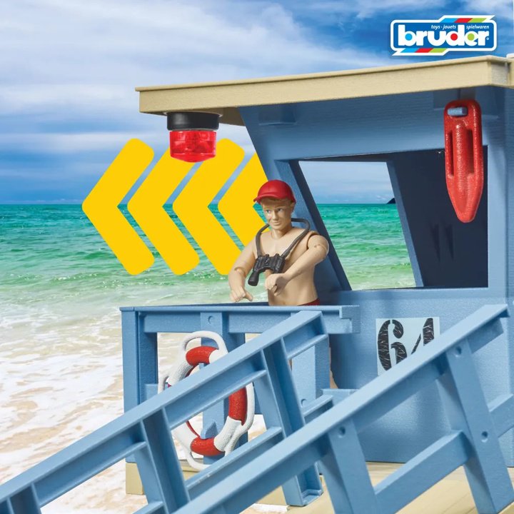 Набор Bruder Спасательная станция купить,0