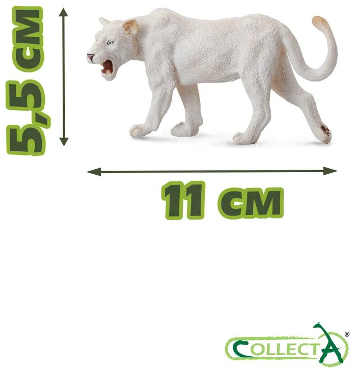 Фигурка Collecta Львица белая, L 5.5 см 1 шт купить,NaN