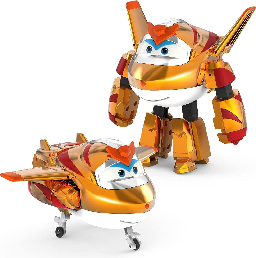 Трансформер Super Wings Голден бой, высота 13 см купить,NaN