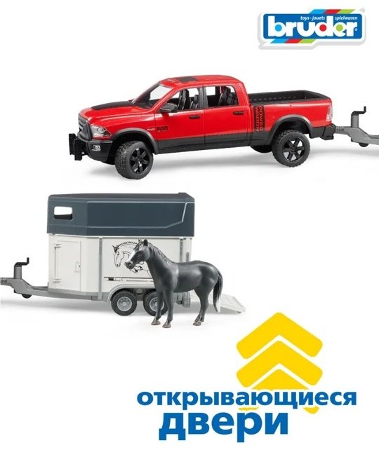 Внедорожник Bruder RAM 2500 красный