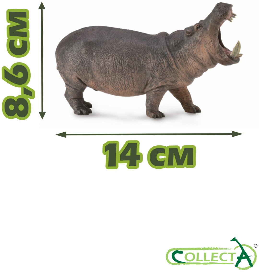 Фигурка Collecta Гиппопотaм 8.6 см 1 шт