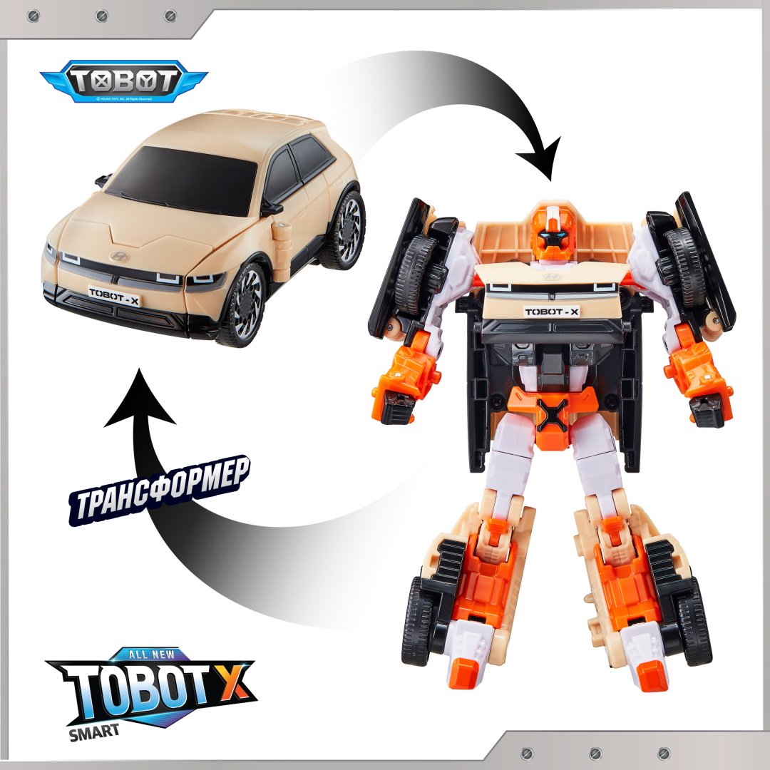 Трансформер Tobot Тобот медиум X, высота 14.5 см