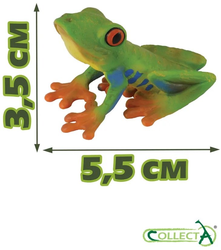 Фигурка Collecta Древесная лягушка, Жук-Носорог, Мексиканский тарантул 3.5 см 3 шт