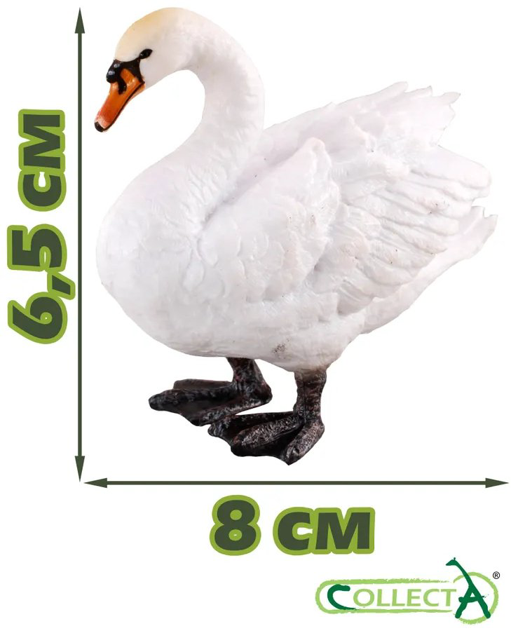 Фигурка Collecta Лебедь, утка, курица, павлин 6.5 см 4 шт купить,NaN