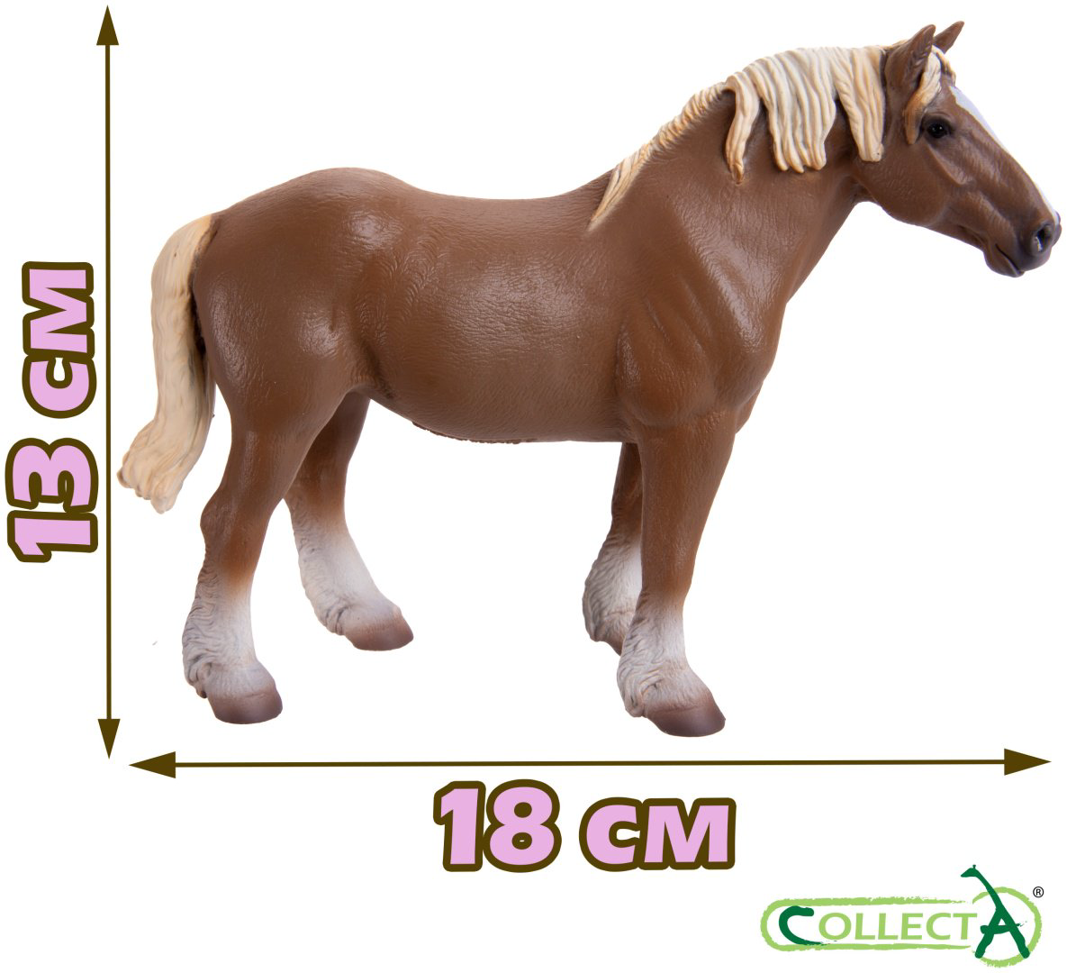 Фигурка Collecta Кобыла Бельгийская 13 см 1 шт купить,NaN