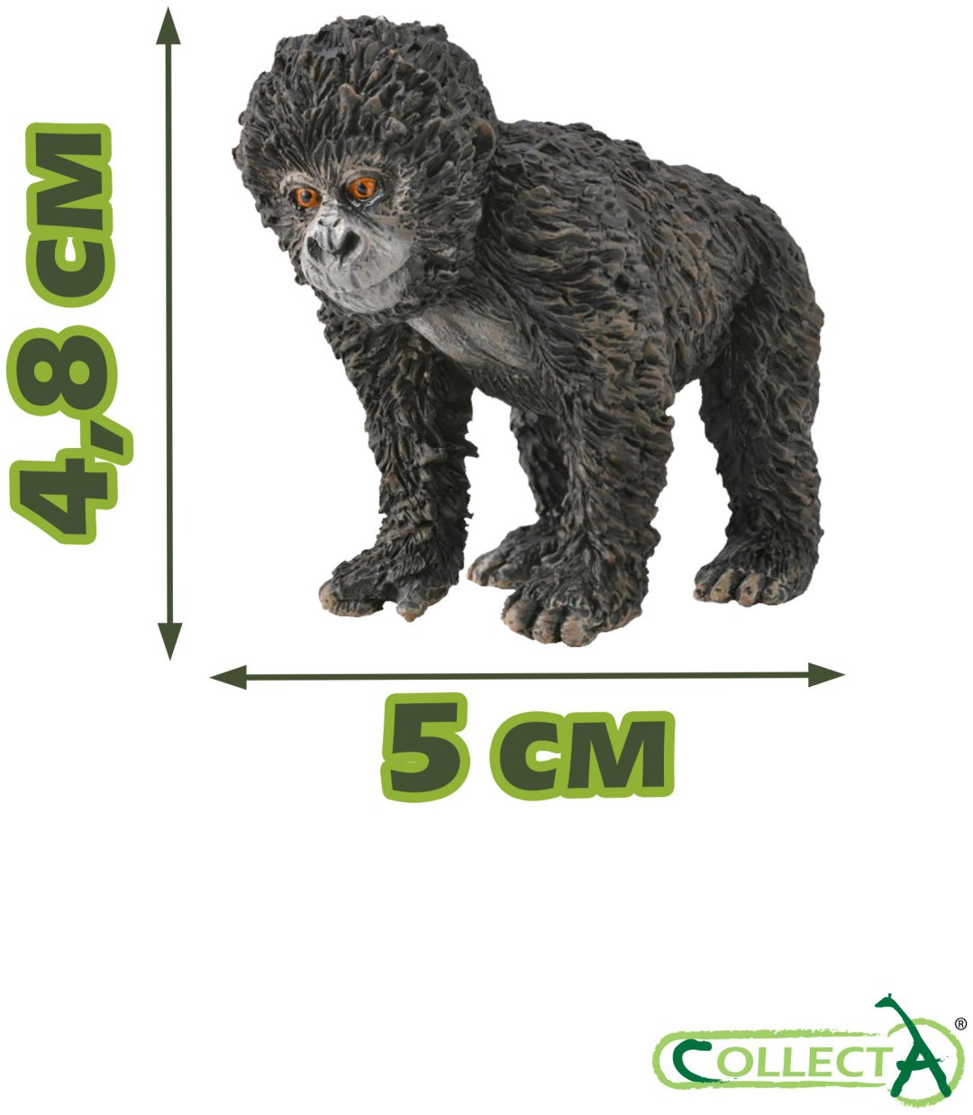 Фигурка Collecta Детёныш горной гориллы 4.8 см 1 шт
