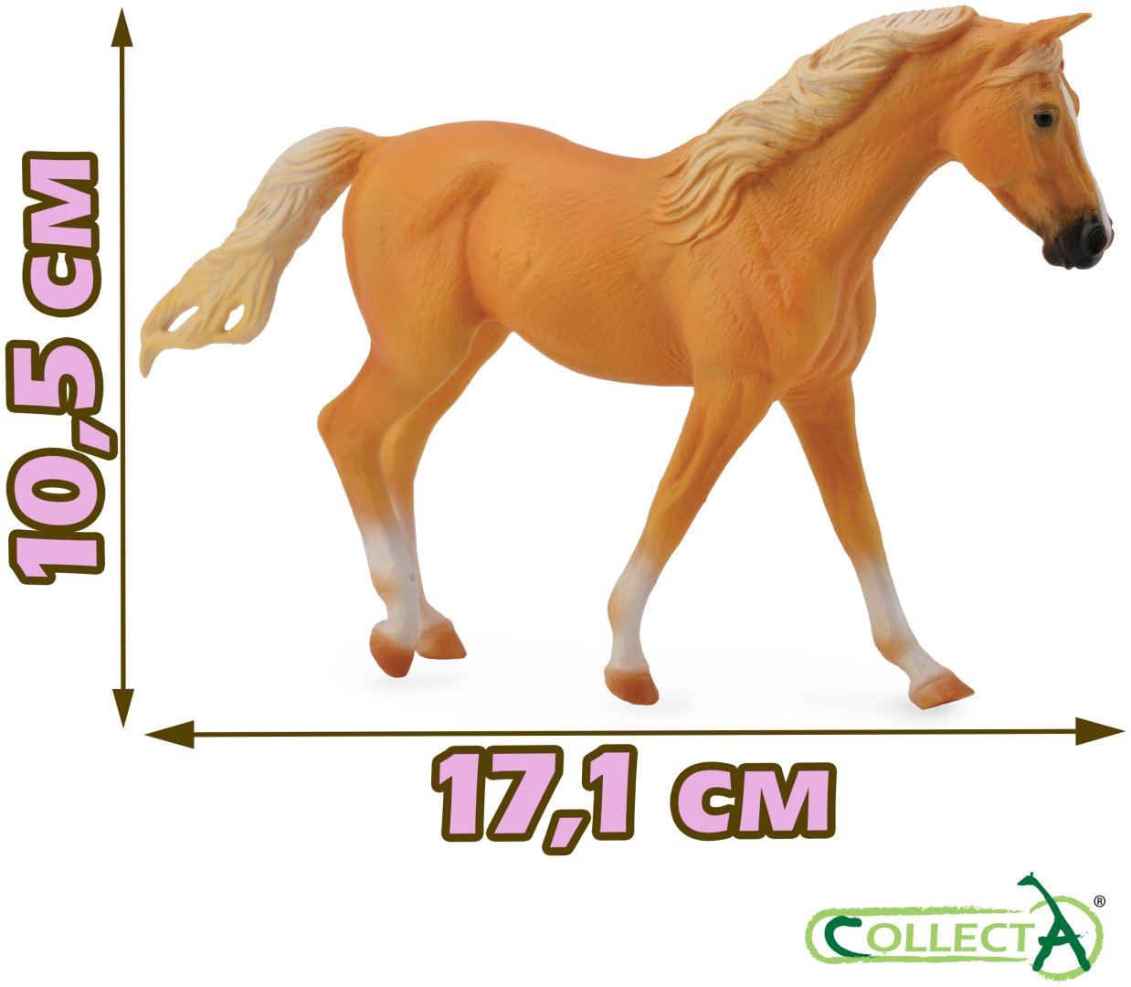 Фигурка Collecta Миссурийская фокстроттерская кобыла Паломино 10.5 см 1 шт