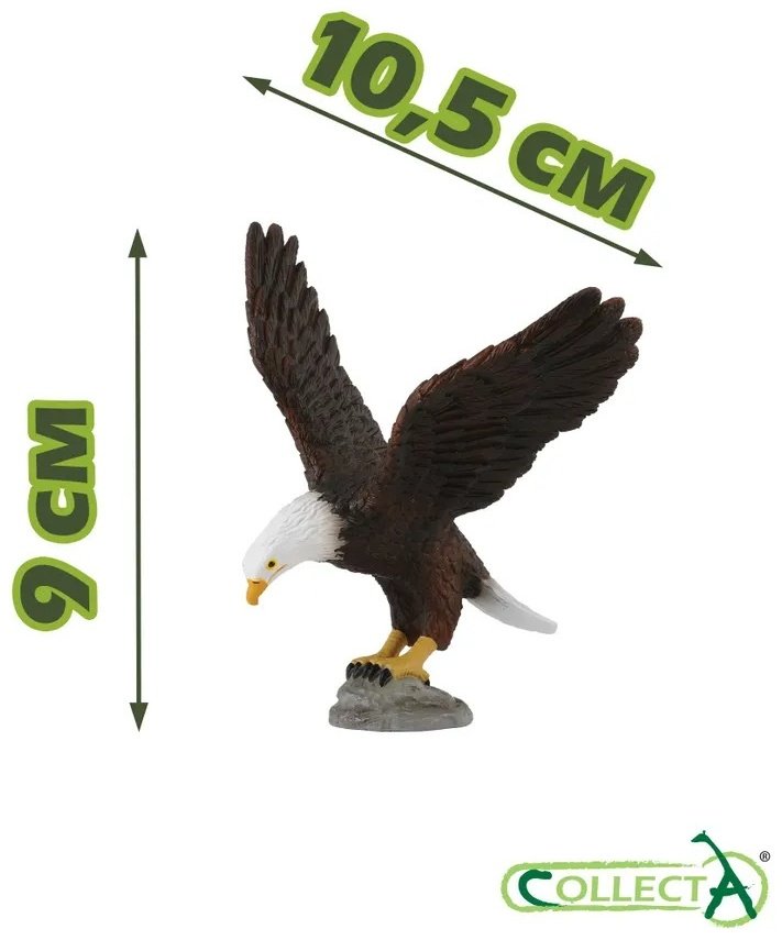 Фигурка Collecta Американский лысый орел M 9 см 1 шт