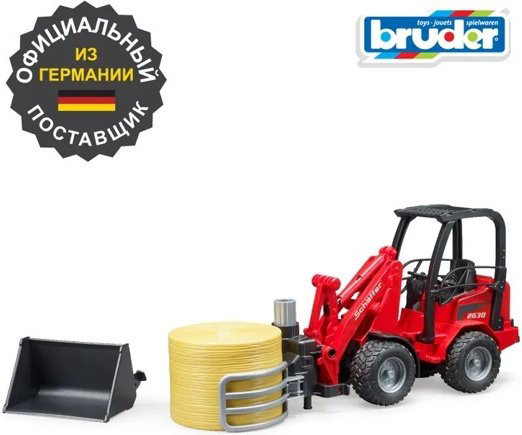 Спецтехника Bruder Scnaffer черный, красный купить,NaN