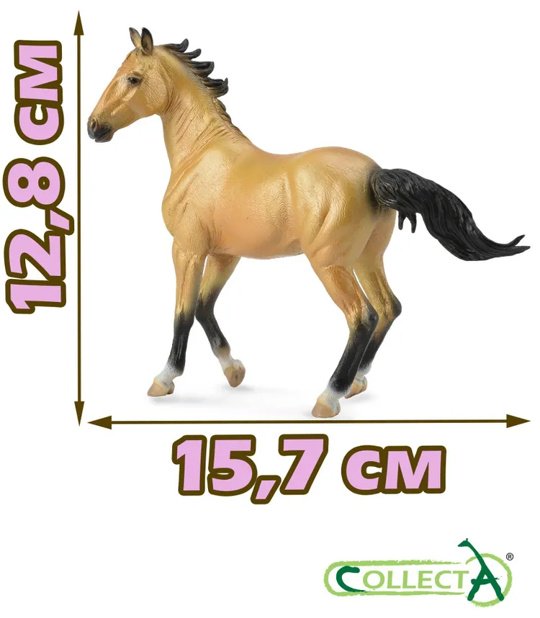 Фигурка Collecta Ахалтекинская кобыла Бакскин, 12.8 см 1 шт