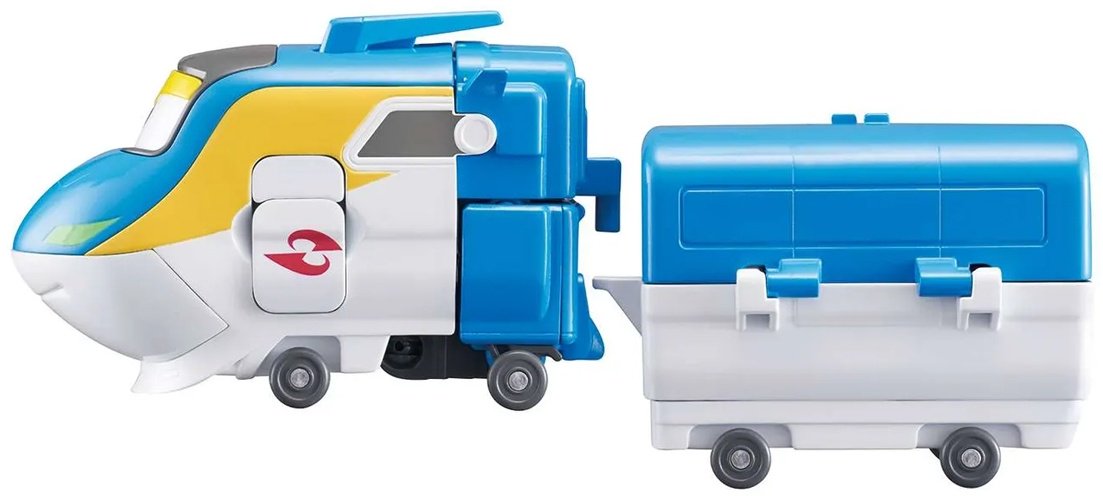 Трансформер Super Wings Тони с прицепом, высота 12 см купить,0
