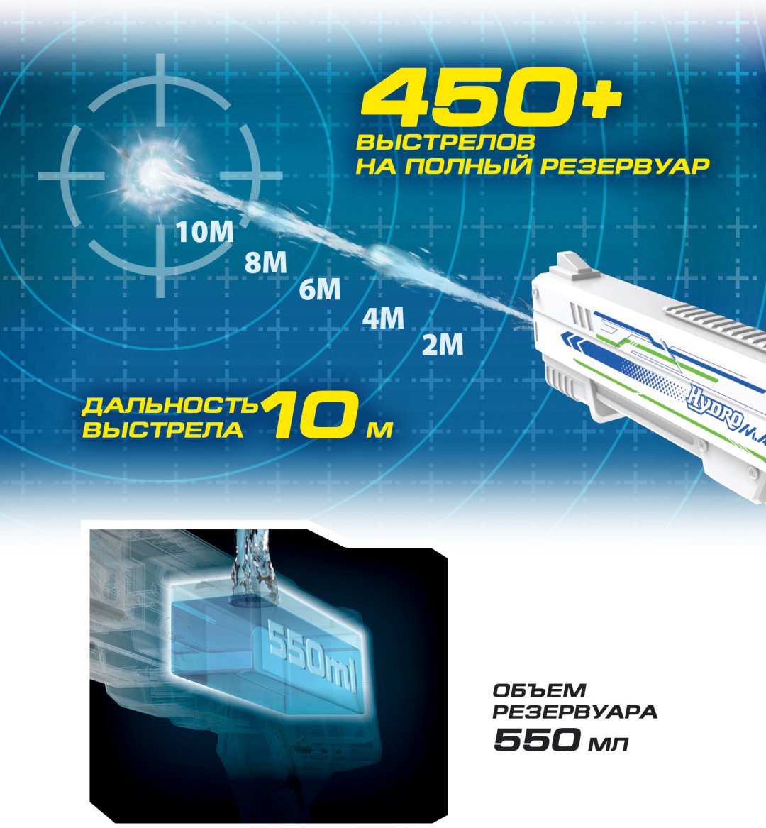 Водное оружие Silverlit Hydro M.A.D. 81149-2, - ForteMarket Водное оружие Silverlit Hydro M.A.D. 81149-2, купить,0