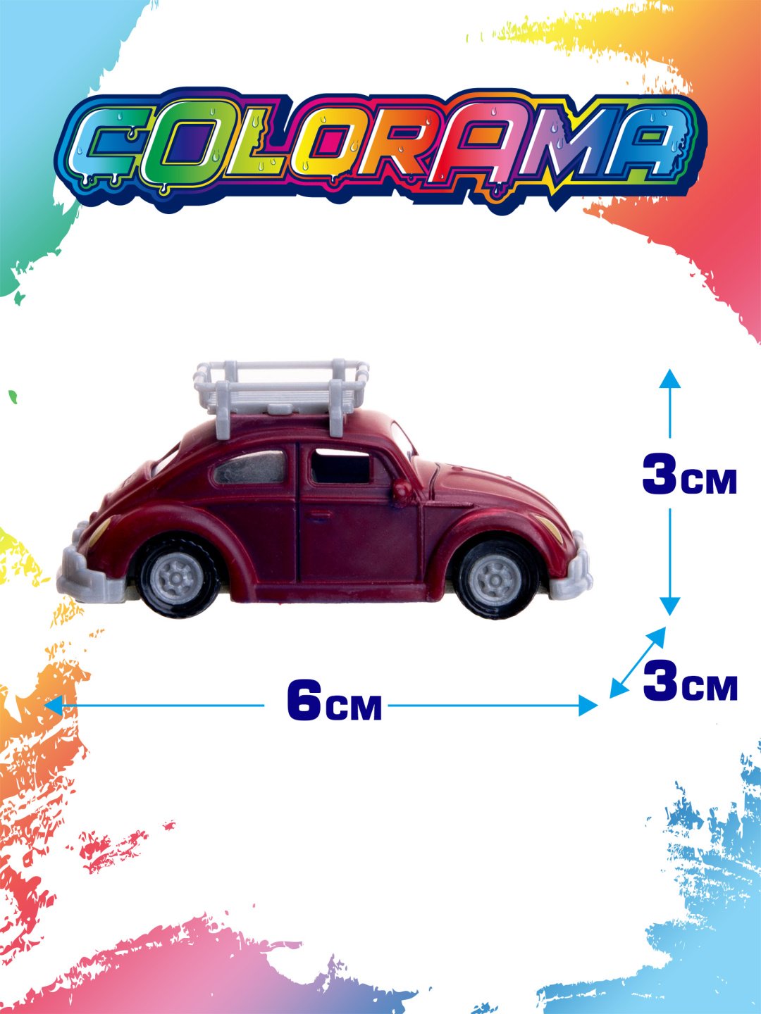 Машина Colorama Городская модель 3 YYL558078-3, пластик, мультиколор
