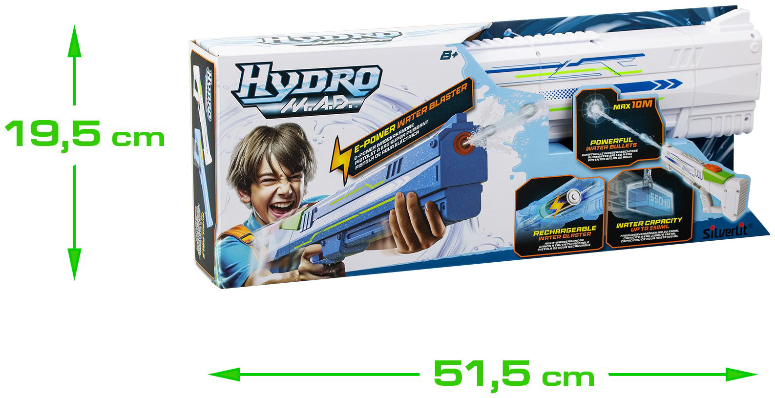 Водное оружие Silverlit Hydro M.A.D. 81149-2, купить,NaN