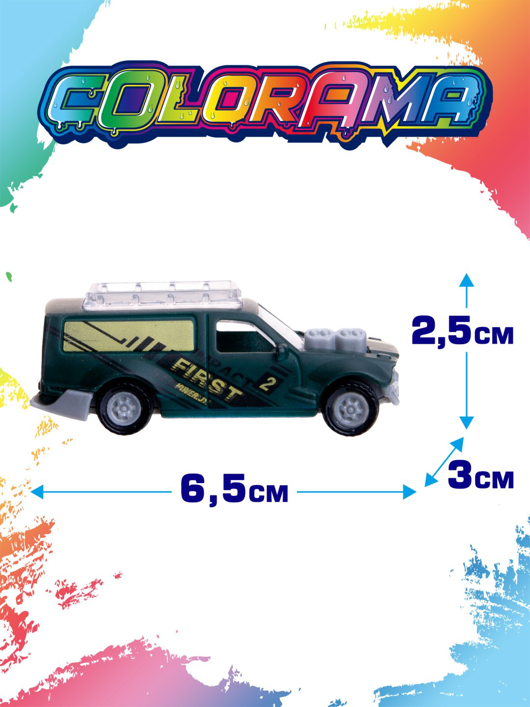 Машина Colorama Городская модель 4 YYL558078-4, пластик, мультиколор купить,NaN