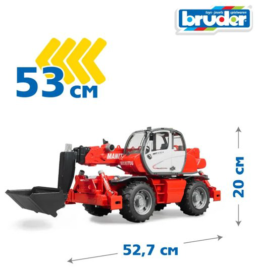 Спецтехника Bruder Manitou MRT 2150 красный купить,NaN