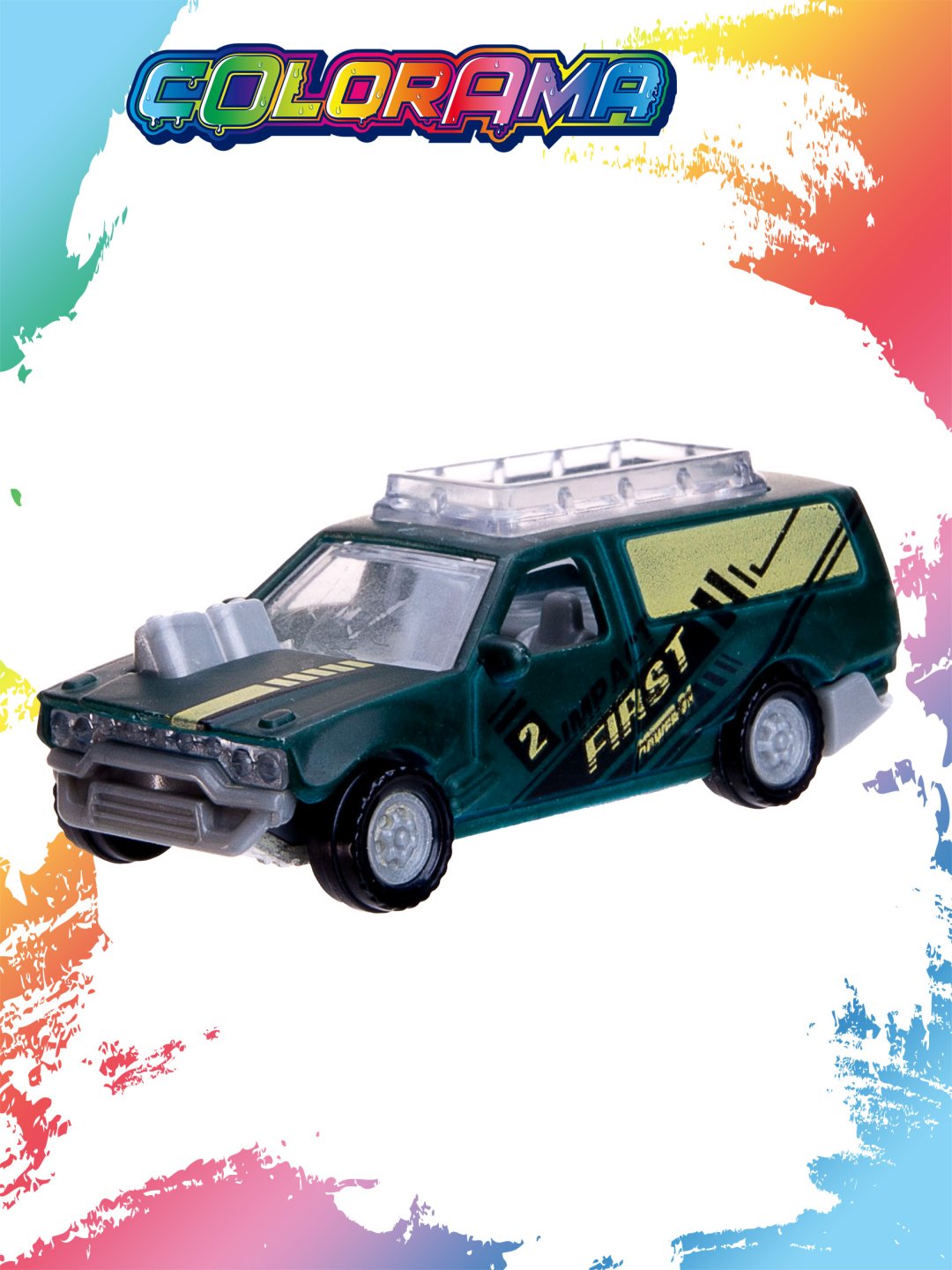 Машина Colorama Городская модель 4 YYL558078-4, пластик, мультиколор - ForteMarket Машина Colorama Городская модель 4 YYL558078-4, пластик, мультиколор купить,0