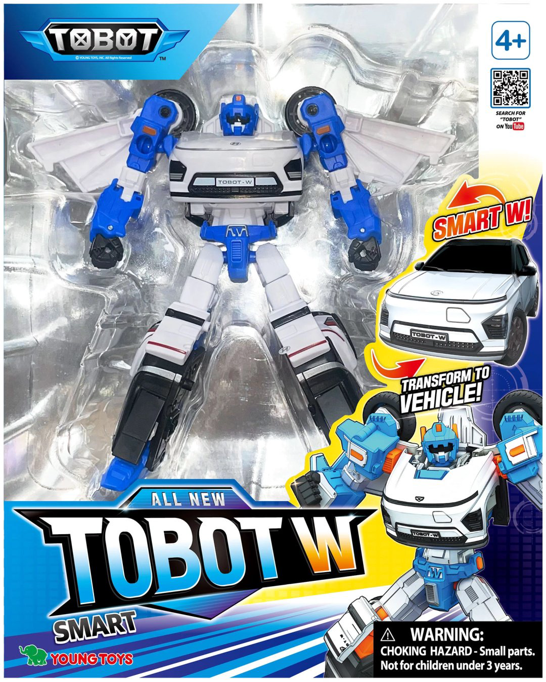 Трансформер Tobot Робот-трансформер ТОБОТ МЕДИУМ W NEW, высота 14 см купить,NaN