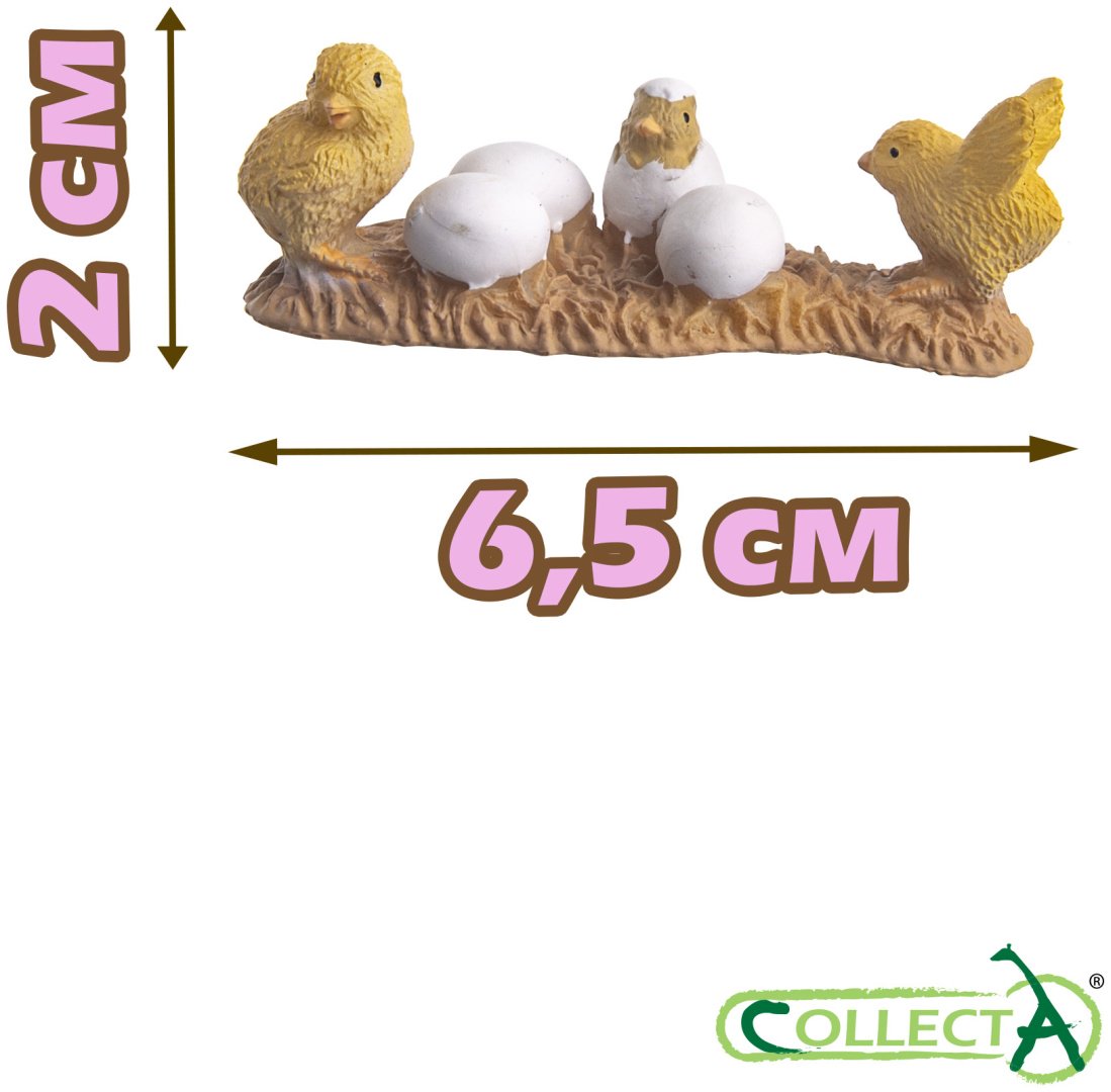 Фигурка Collecta Цыплята 2 см 1 шт