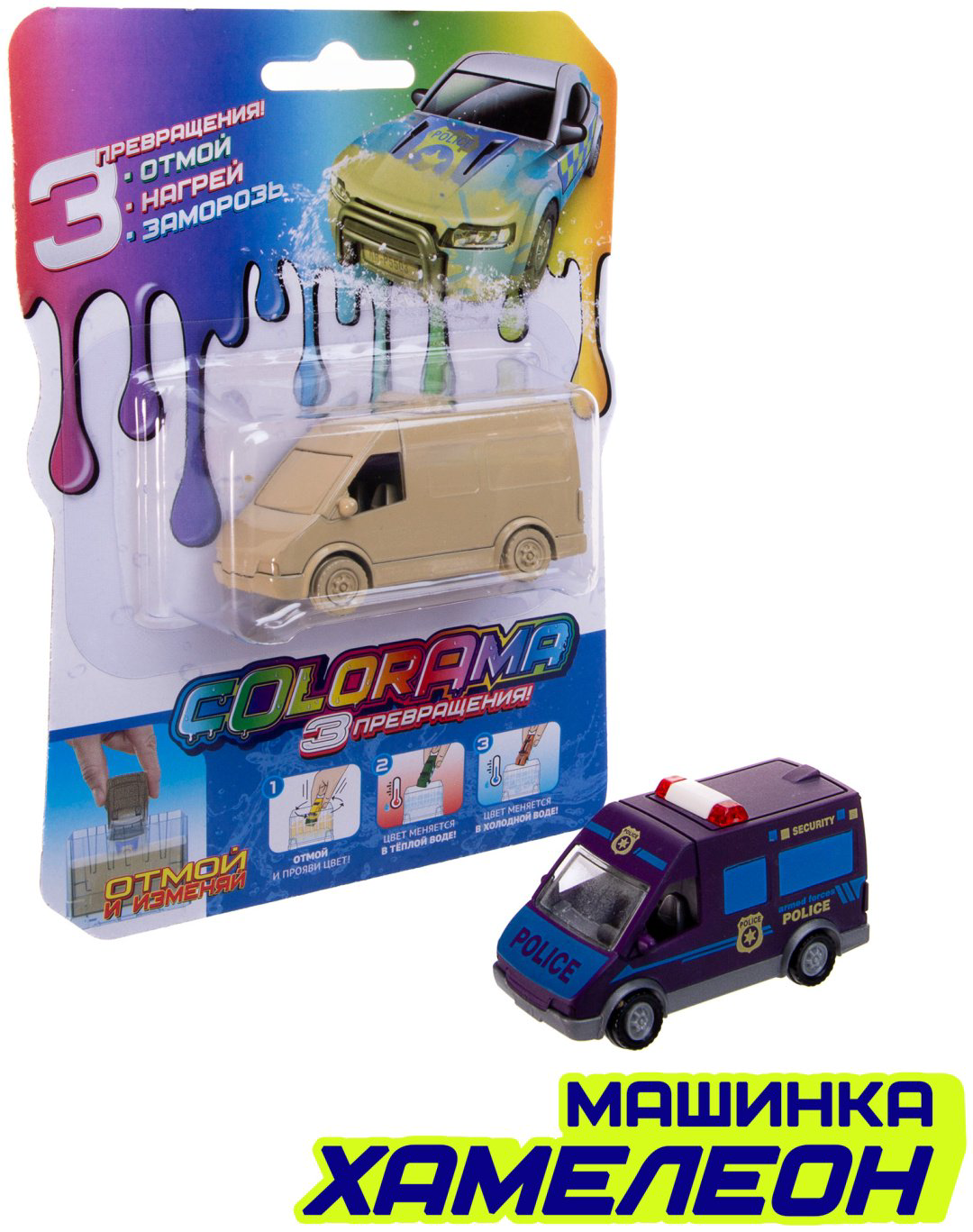 Машина Colorama Городская служба модель 1 YYL558082-1, пластик, мультиколор купить,NaN