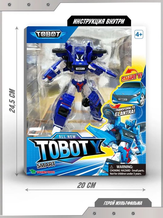 Трансформер Tobot МЕДИУМ Y NEW, высота 15 см - ForteMarket Трансформер Tobot МЕДИУМ Y NEW, высота 15 см купить,0