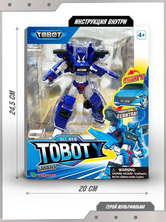 Трансформер Tobot МЕДИУМ Y NEW, высота 15 см купить,NaN
