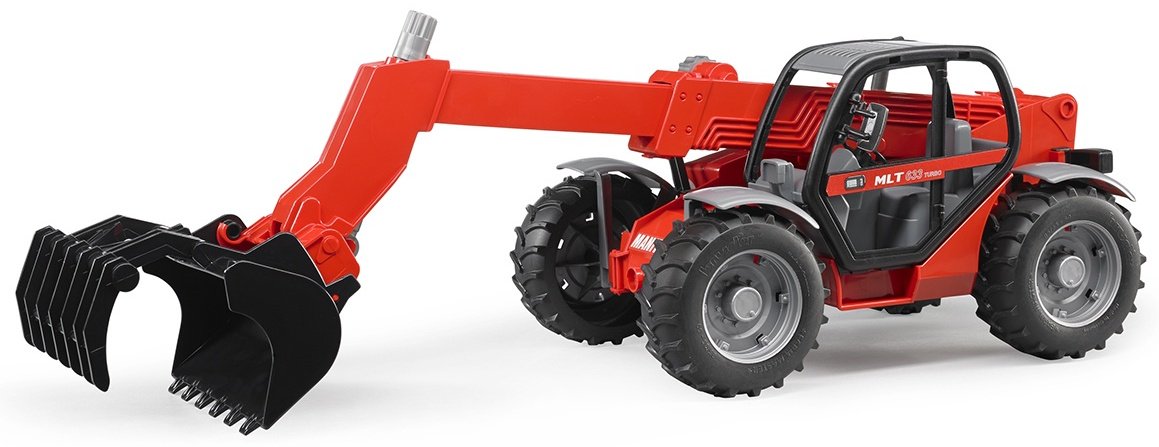 Спецтехника Bruder Manitou MLT 633 черный, красный