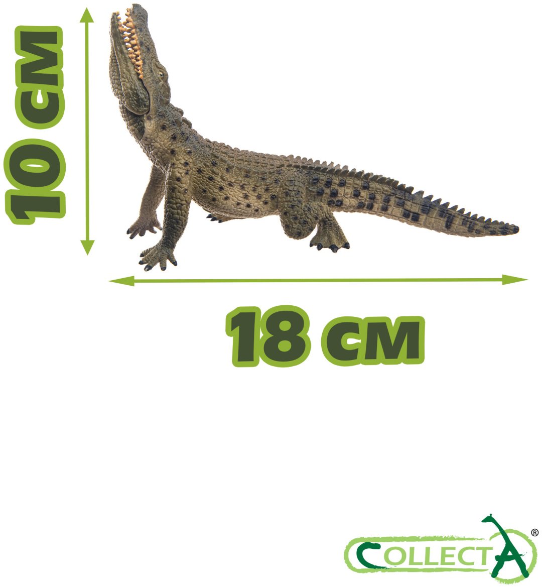 Фигурка Collecta Нильский крокодил 10 см 1 шт