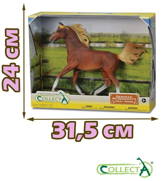 Фигурка Collecta Жеребец Арабский гнедой 24 см 1 шт