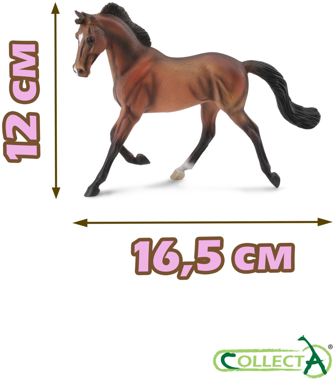 Фигурка Collecta Чистокровная кобыла 12 см 1 шт
