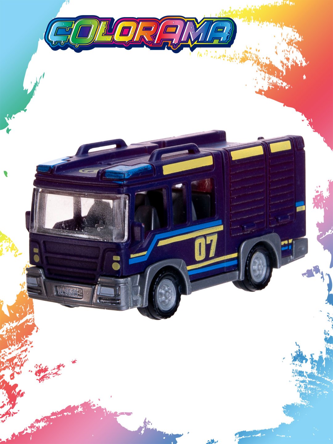 Машина Colorama МЧС модель 1 YYL558086-1, пластик, мультиколор купить,0