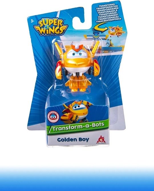 Трансформер Super Wings Голден бой, высота 5 см