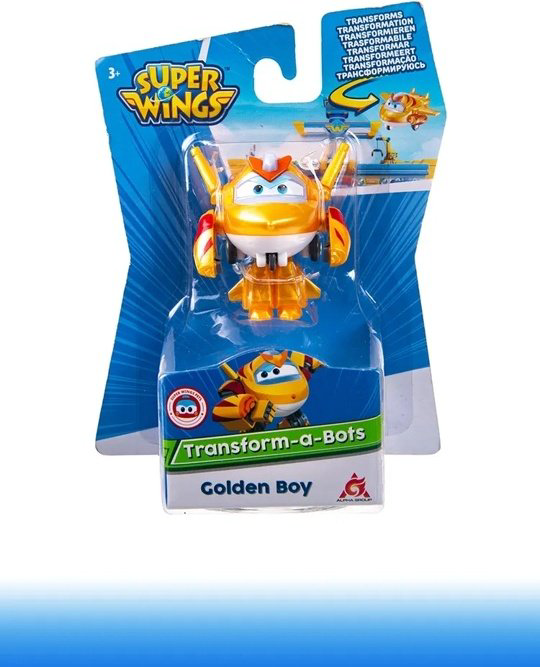 Трансформер Super Wings Голден бой, высота 5 см купить,NaN