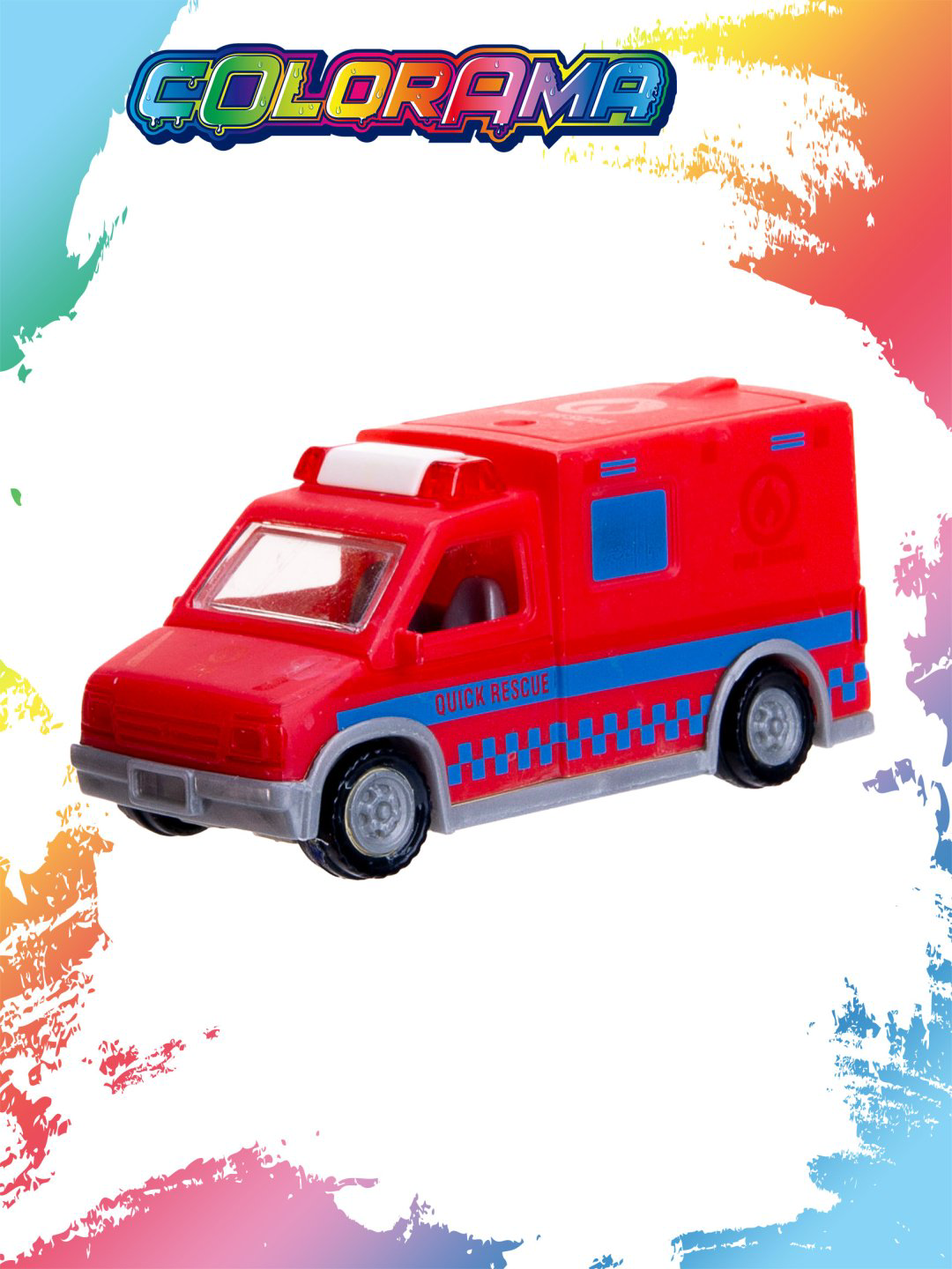 Машина Colorama МЧС модель 2 YYL558086-2, пластик, мультиколор купить,NaN