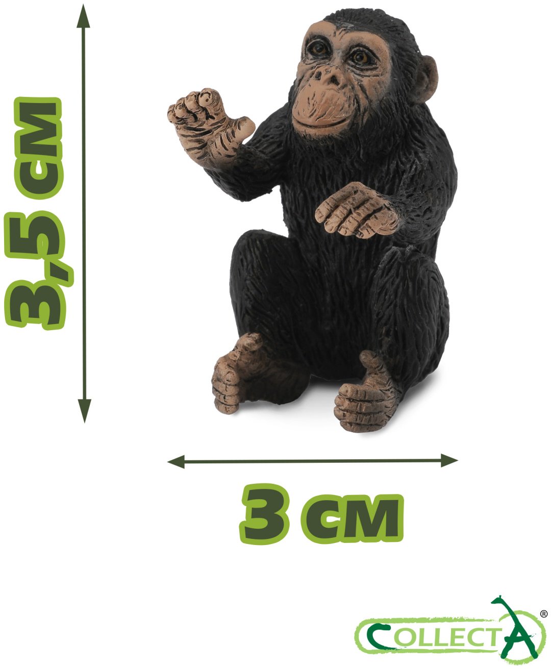 Фигурка Collecta Детёныш шимпанзе 3.5 см 1 шт