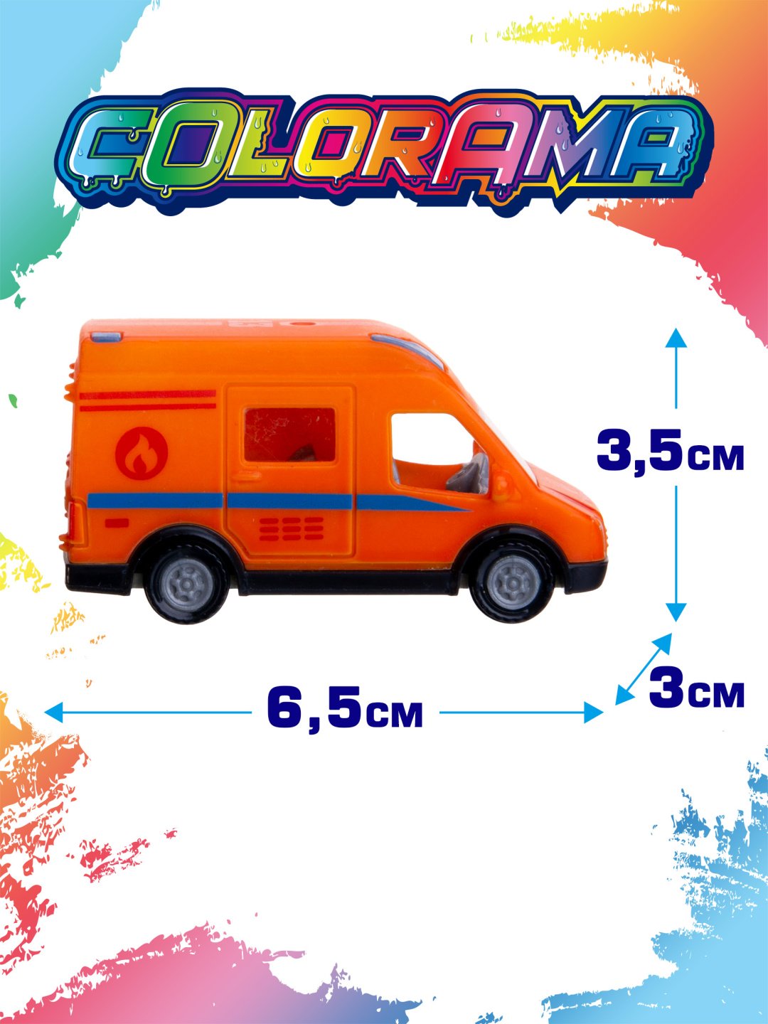 Машина Colorama МЧС модель 4 YYL558086-4, пластик, мультиколор