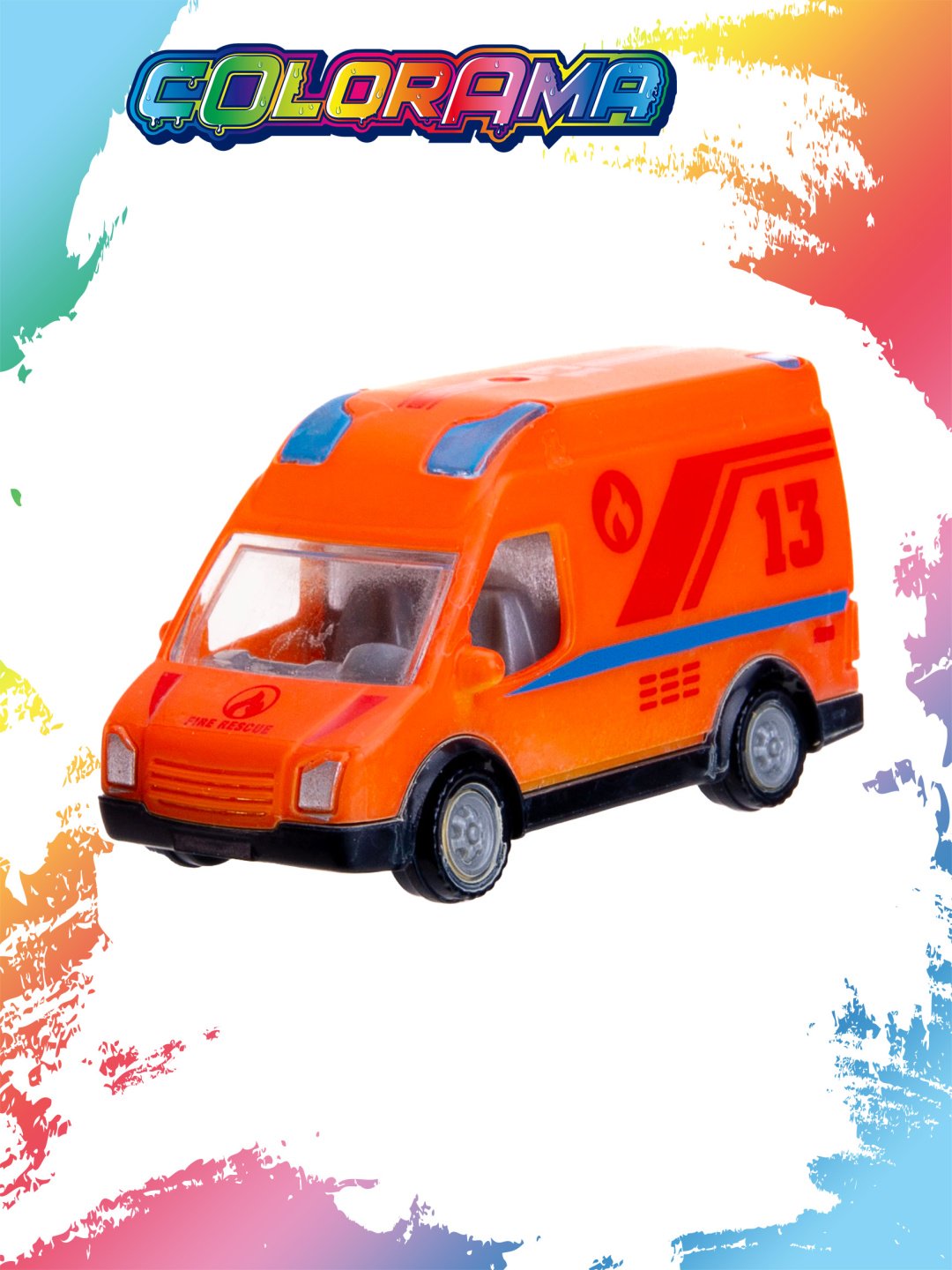 Машина Colorama МЧС модель 4 YYL558086-4, пластик, мультиколор